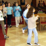 children walking