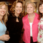 women gathered together smiling